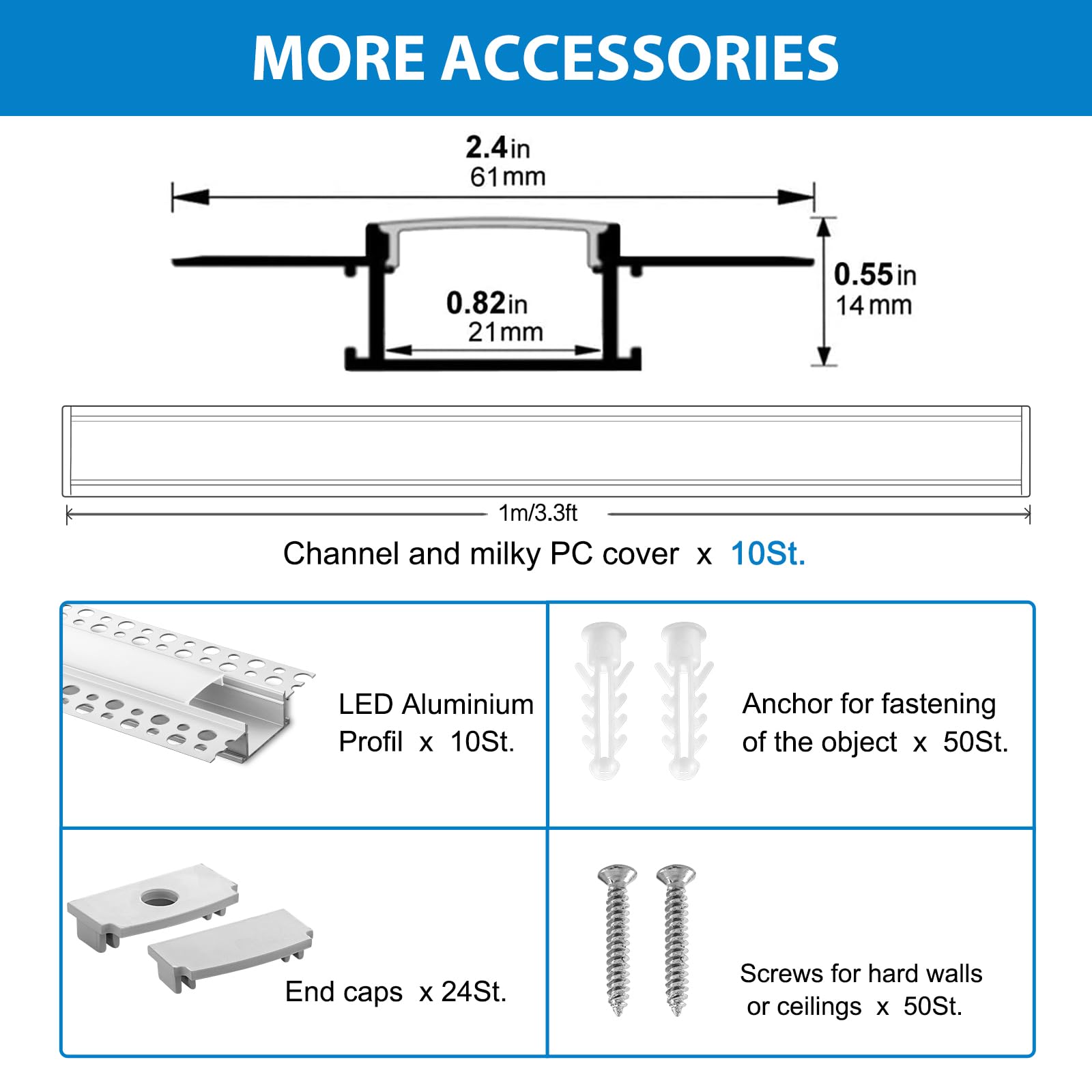 Objectif Elation HD PHD126 26° Pour Projecteur LED Profil, Noir, Neuf
