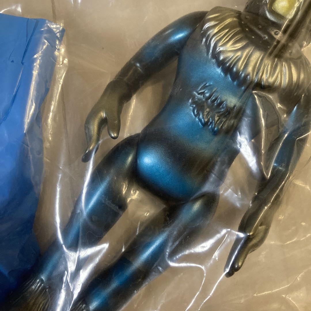 当時物／レア マーミット ビニパラ  怪獣天国 ケムール人  ソフビ フィギュア マーミット ビニールパラダイス/怪獣天国 ケムール人(観覧車付/茶成型