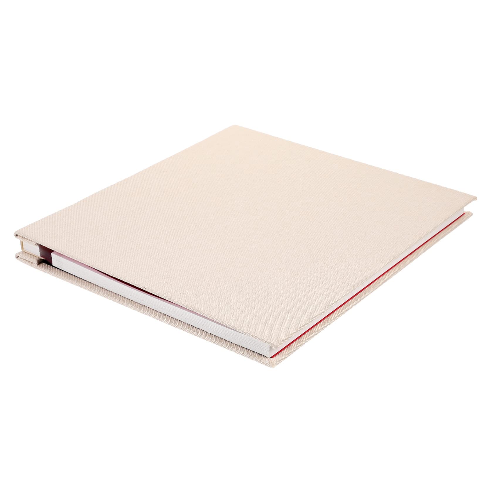 Fotobuch Selbstklebend mit Leineneinband Akkordeon-design Leere Innenseiten für Schreibbereich und Fotos zum Selbstkleben für Familienfotos und Erinnerungen