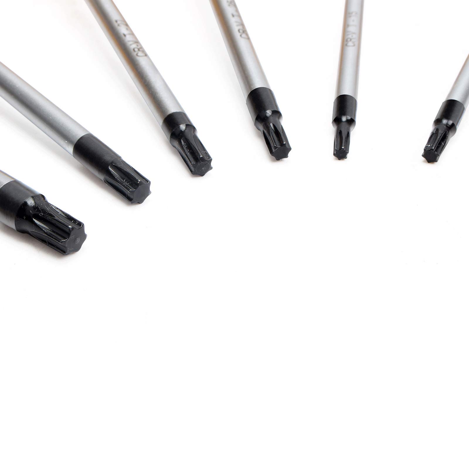 CCLIFE Set Cacciaviti Torx professionali precisione T6-T40 magnetici,11 Pezzi Nessun foro