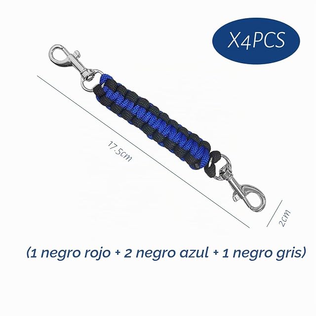 Foto 2 de 6 de DUINIU 4 Extensores De Correa para Mascotas, Conectores De Collar De Horquilla