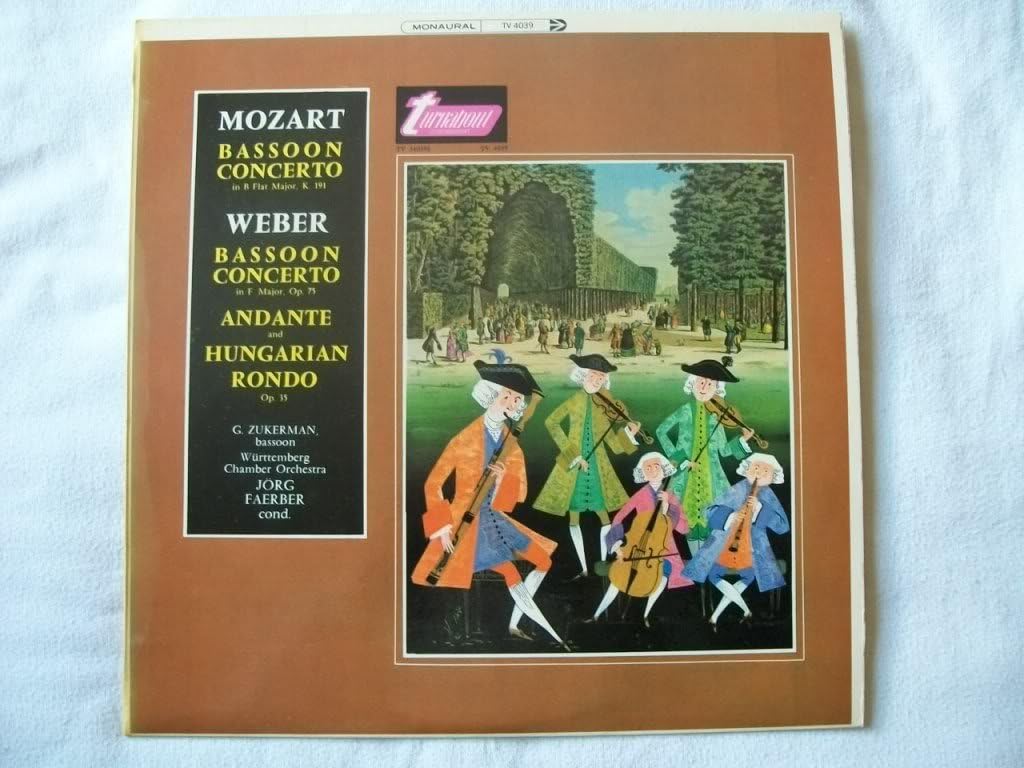 Mozart Bassoon Concerto in B Flat Major K 191/ er
