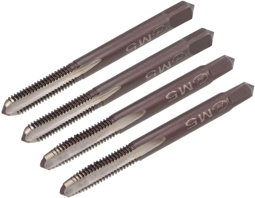 Hand Taper Tap 9/16-12 UNC 2B - High Speed Steel (HSS6542) Straight Flute Threading Tool For Metal & Plastic