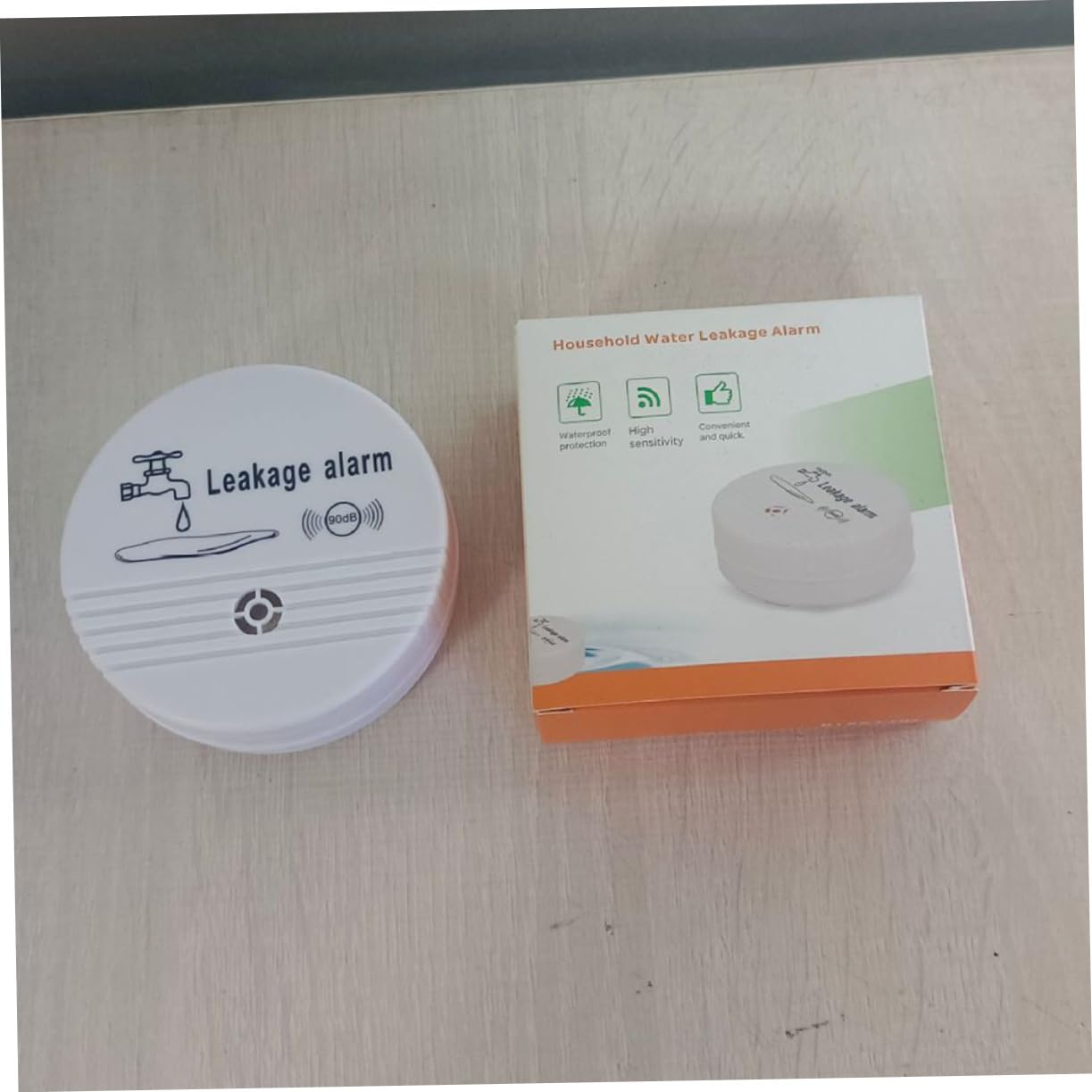 Homoyoyo 5St wassersensor wasserstandssensor Wasseraustritt-Alarm Water Leak Detector überlaufschutz Stecker automatisch Feuchtigkeit Cool Detektor für Keller Tropfwarnung für die Küche Abs