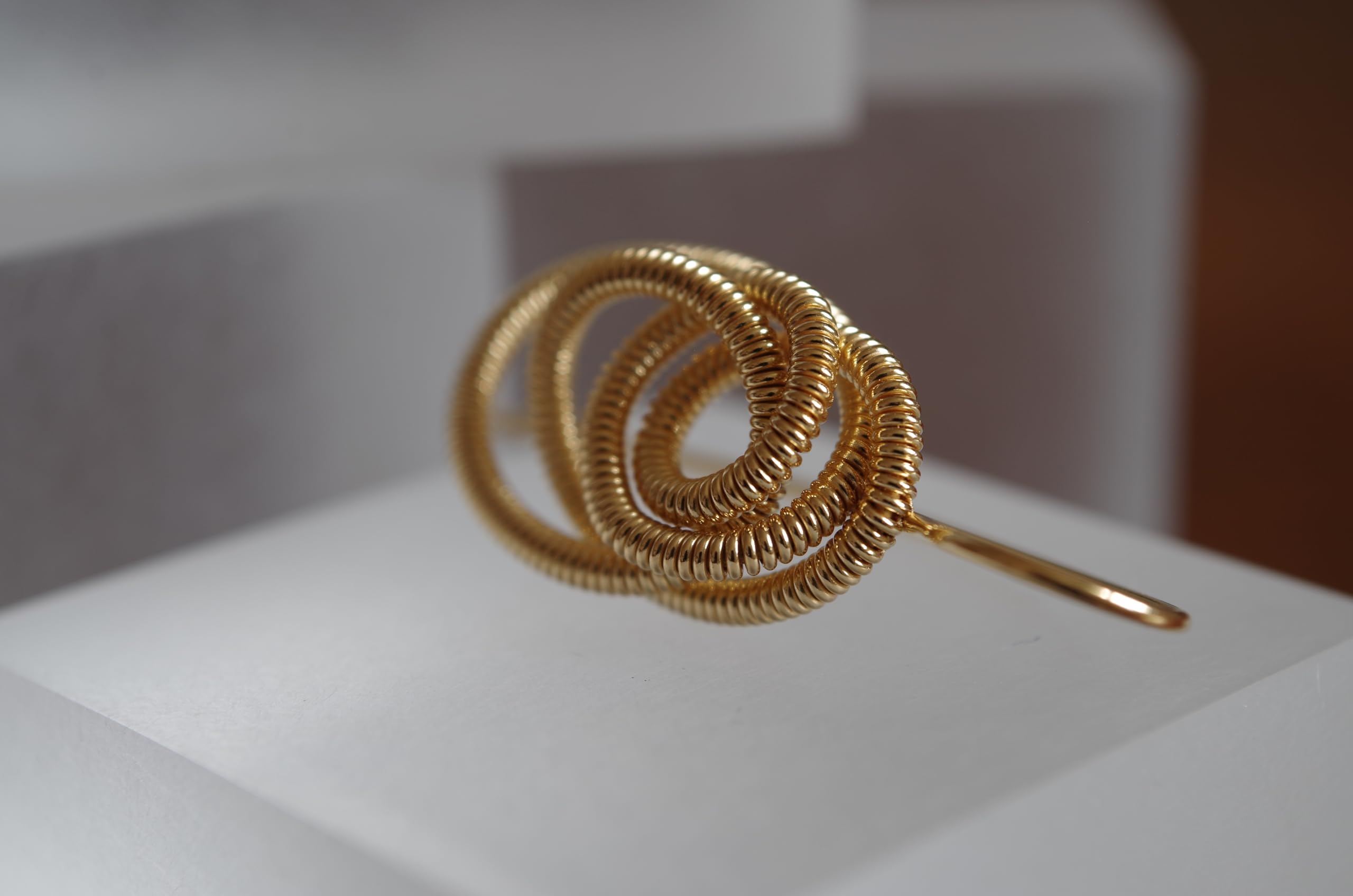Orecchini a spirale in argento 925, orecchini pendenti fatti a mano