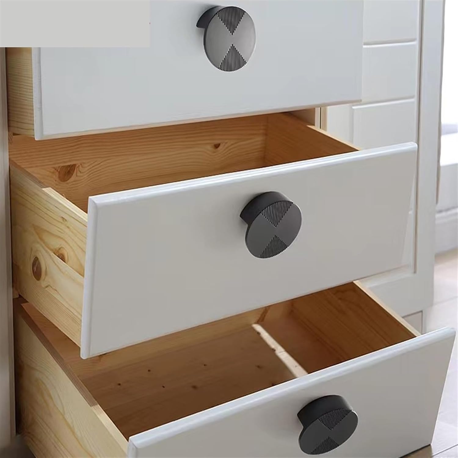 Solid Zinc Alloy Cabinet Knobs Kitchen Cabinet Handles Round Pull Furniture Door Handle Nordic Simple Handles 1Pcs (Color : Gold S, Size : 2PCS)