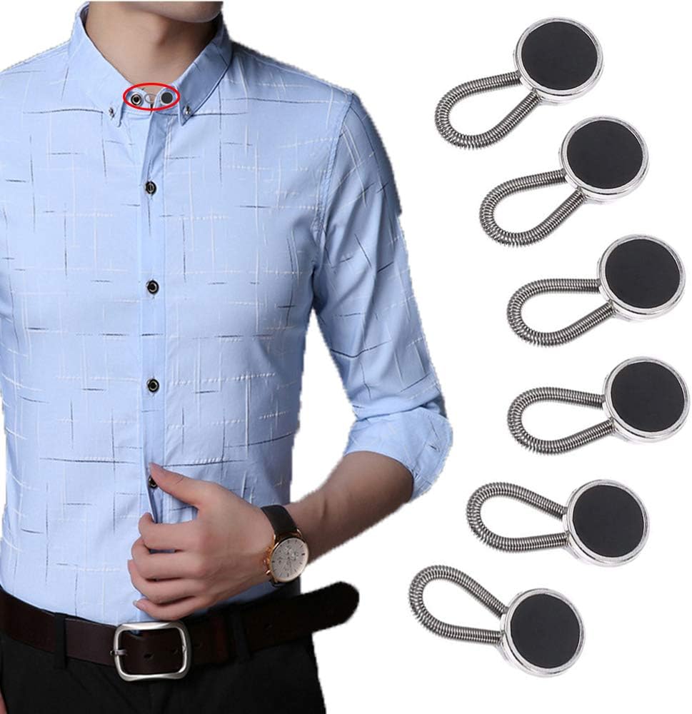 Spring Button Waist Extender Premium Sturdy Metal Jeans Pants (19mm)