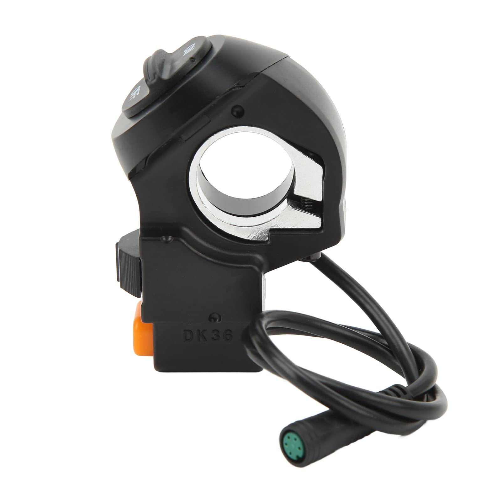 Gonetre Interruptor de Luz para Bicicleta Eléctrica, Montaje en Manillar, Resistente Al Agua, ABS, Fácil Instalación, Interruptor de Luz de para Bicicleta para Patinete Eléctrico