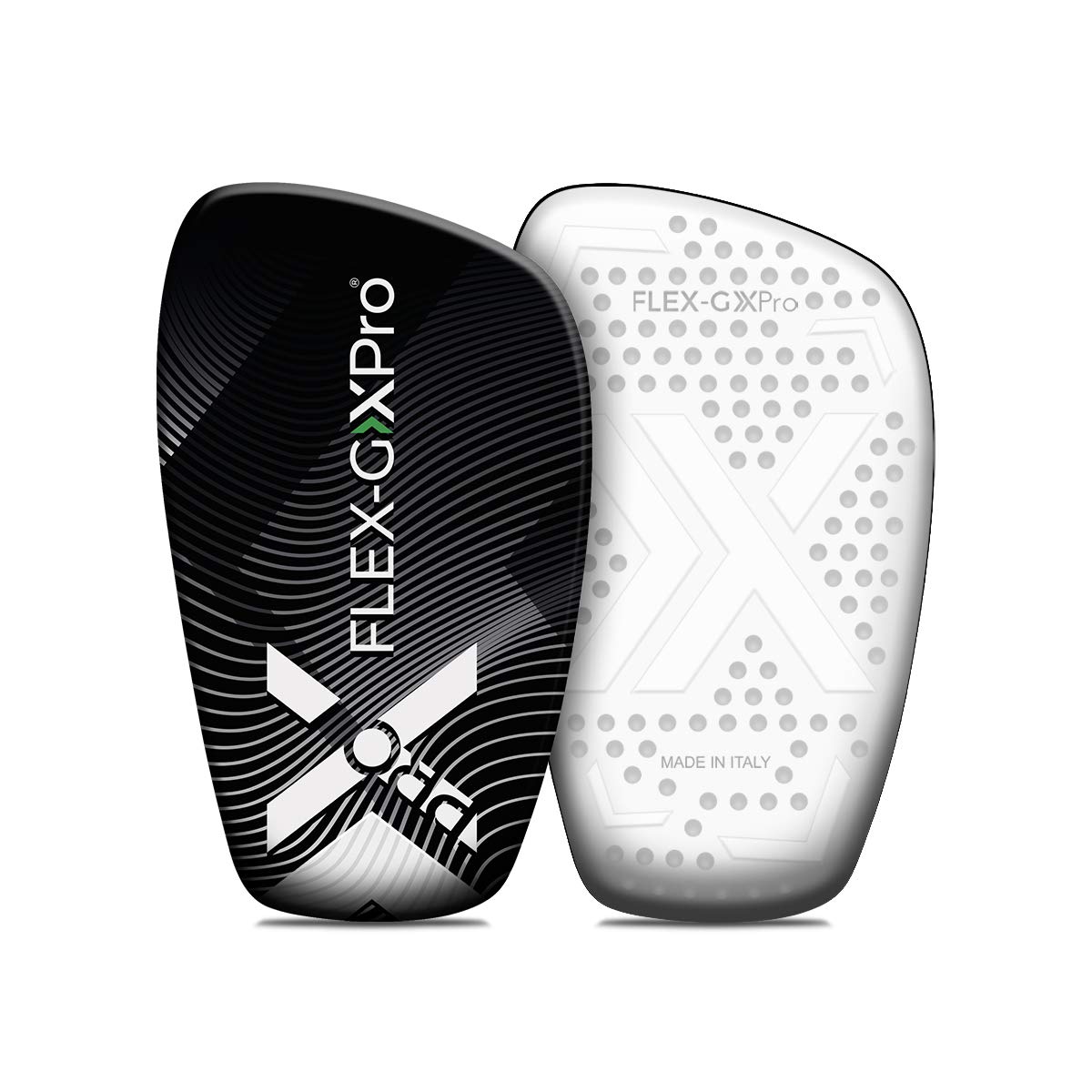 Flex-GXPro - Protège-Tibias Flexibles - Protection Maximum +20 % - Ultra léger 55 grammes - Couleur Noir - Taille S
