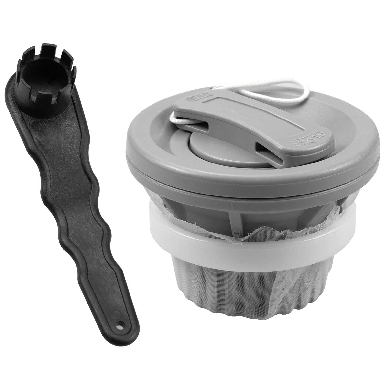 Boots Luftventil,Schlauchboot Luft Ventil,PVC Luftventil Doppelt mit Luftventil Schlüssel für Schlauchboot,Kajak,Aufblasbares Boot,Floß