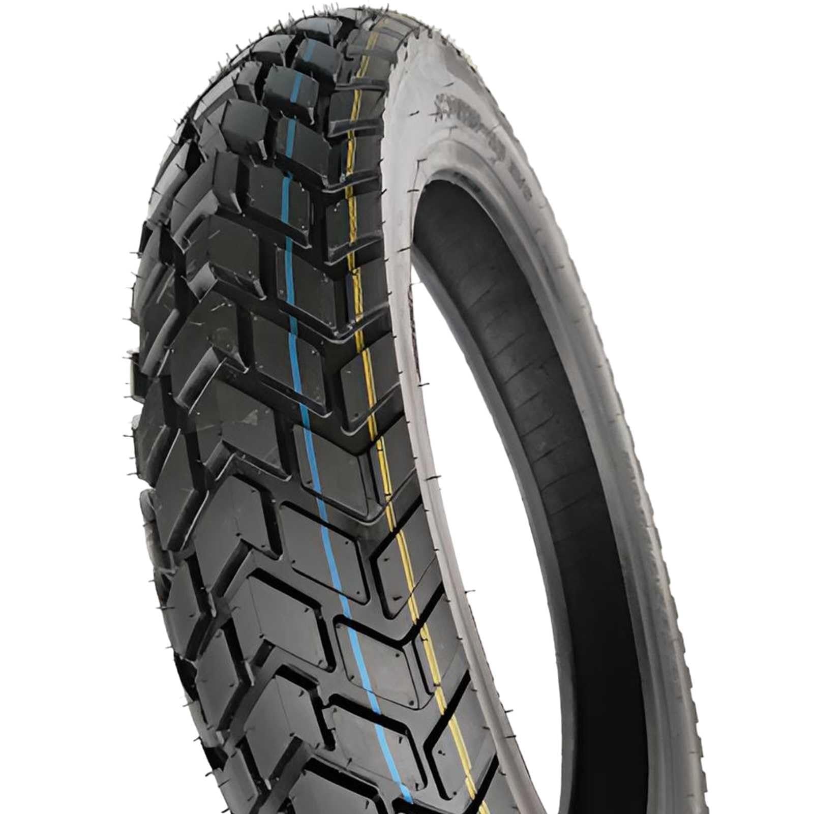 2PC 120/90-18 Opona Motocyklowa 120/90/18 z Profilem Blokowym Off-Road dla Felg 18 Cali z 120 90 18 Tubeless TL Wysoka Przyczepność Wytrzymałość(1本)
