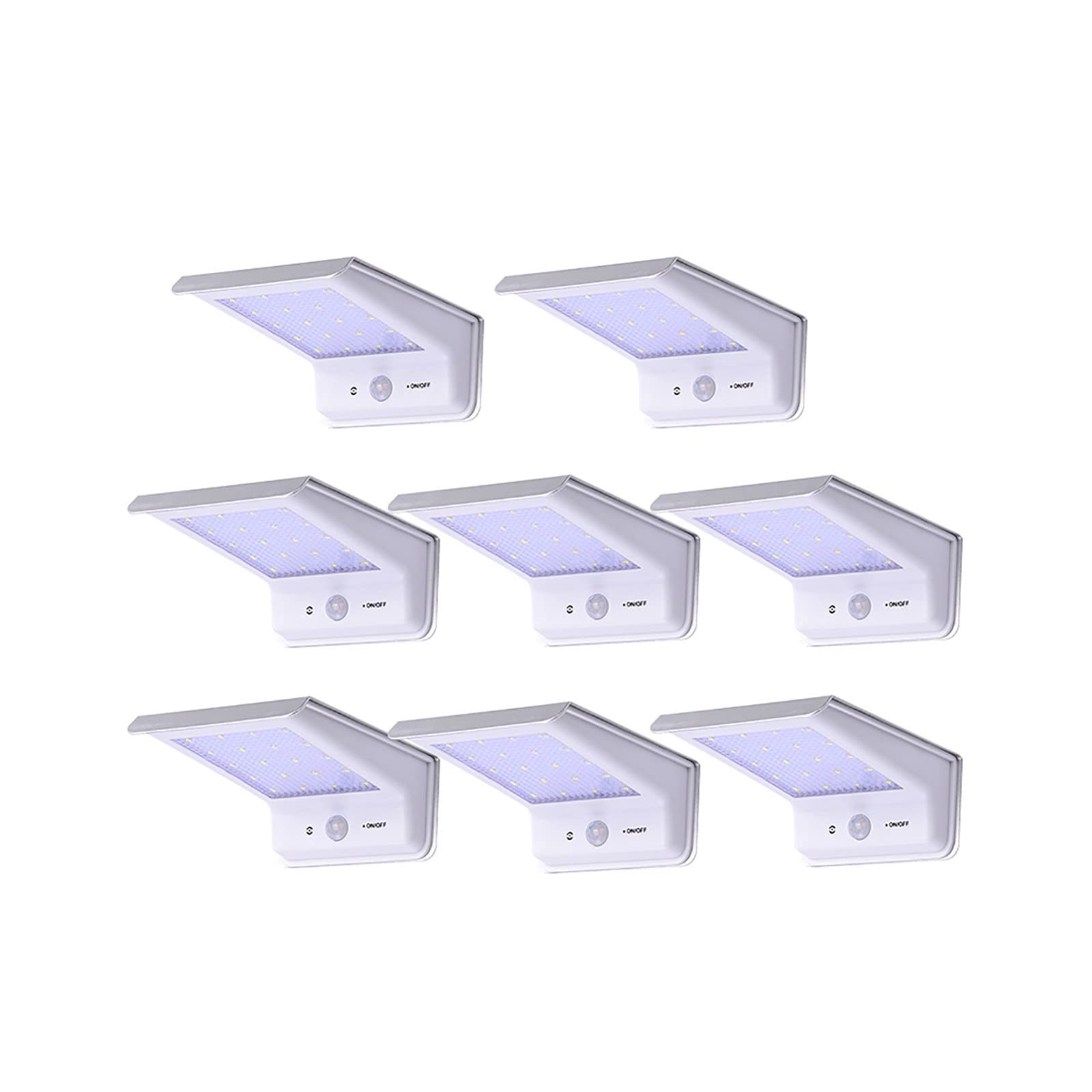Solar Lights Solar Motion Sensor Light Outdoor Lights IP65 Waterproof Pathway Solar Powered Lamp for Garden Yard Color