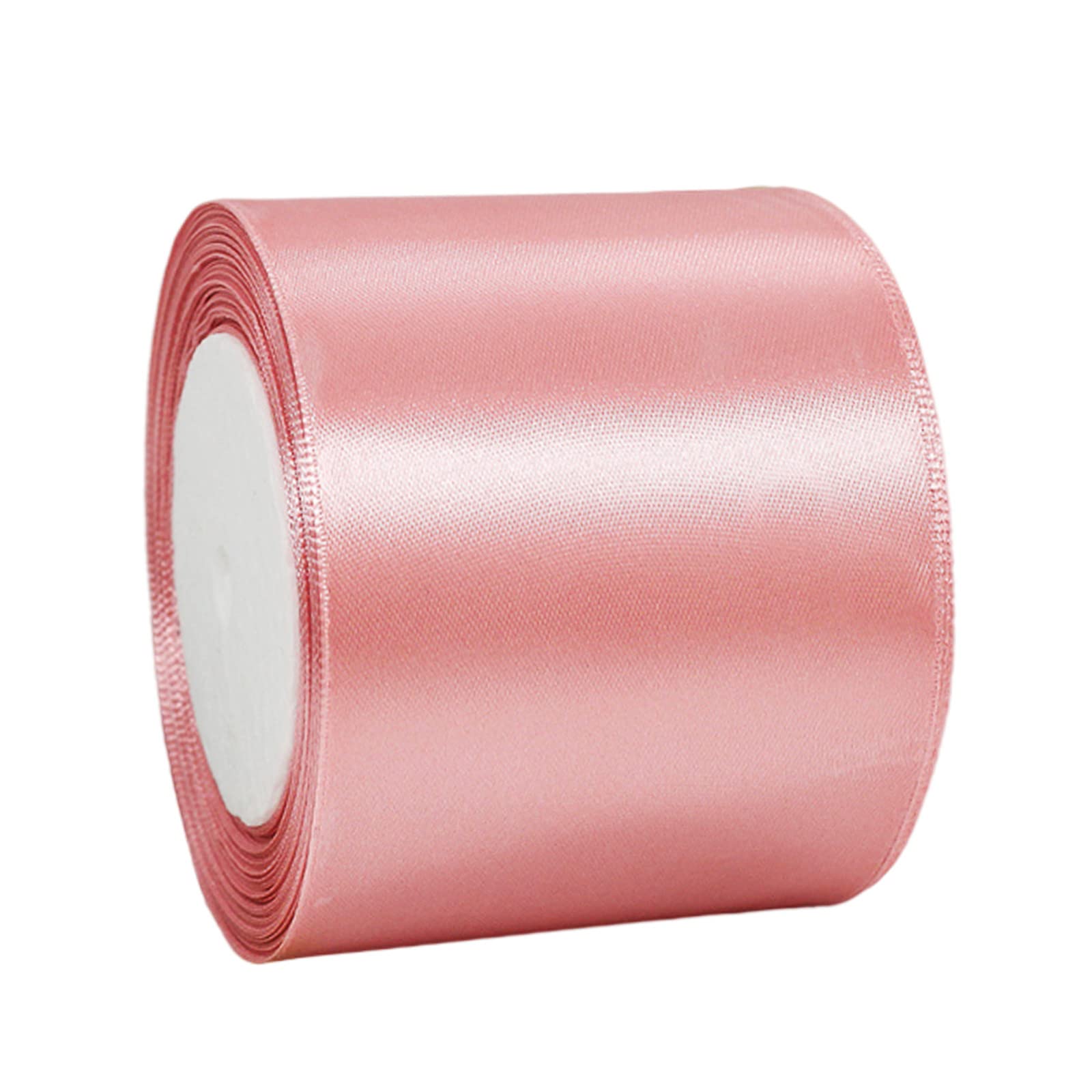 50mm Wide White Ribbon Thick Wedding Car Ribbon 22m, 2 inch Thick White Satin Ribbon for Gift Wrapping Wedding Car Christmas Birthday Cake Hair Bow Florist Bouquet Crafts Decorations — view 22