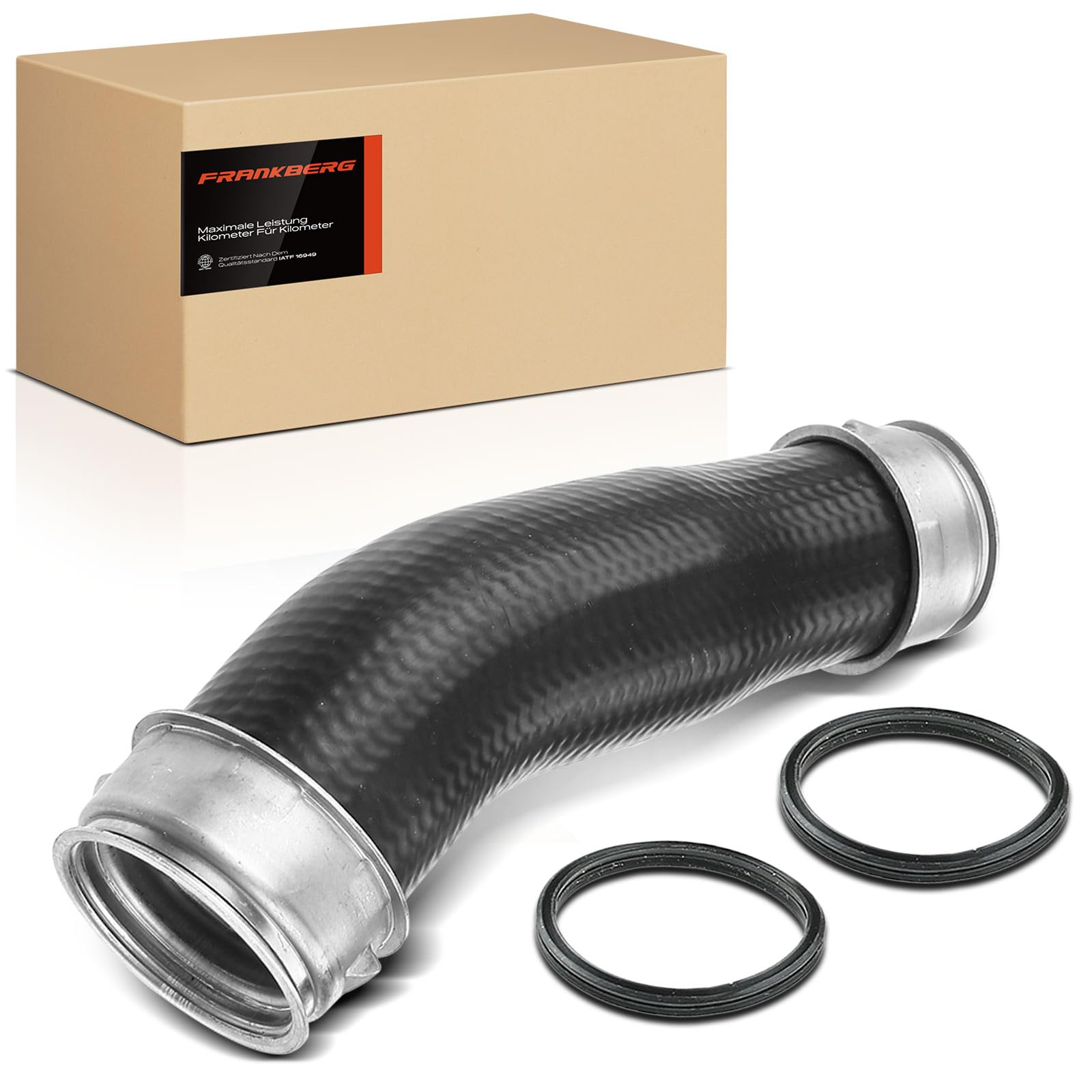 Frankberg Manguera del intercooler manguera del turbo con juntas | 7H0145555C; Compatible con: T.r.a.n.s.p.o.r.t.e.r V plataforma/chasis 7JD 7JE 7JL 7JY 7JZ