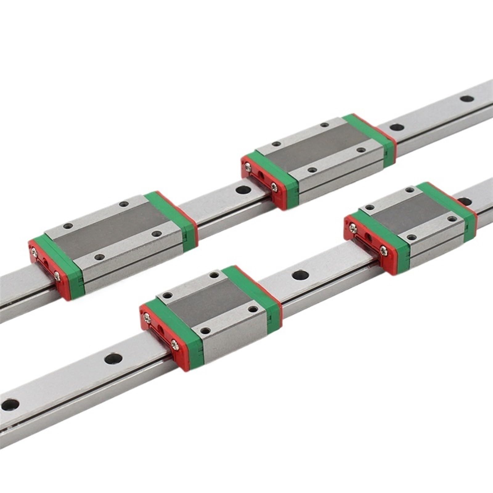 Glissières de guidage de mouvement linéaire en mét 1 rail de guidage linéaire miniature MGN7 + 1 chariot MGN7C(1pc 100mm)
