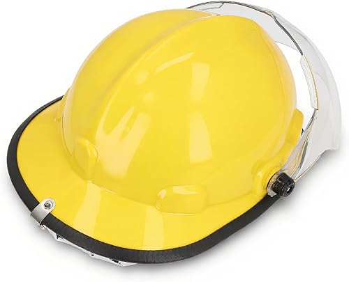 Helmet, Full Head Fighter Hard Hat, Adjustable Shock Superior Impact Ventilation