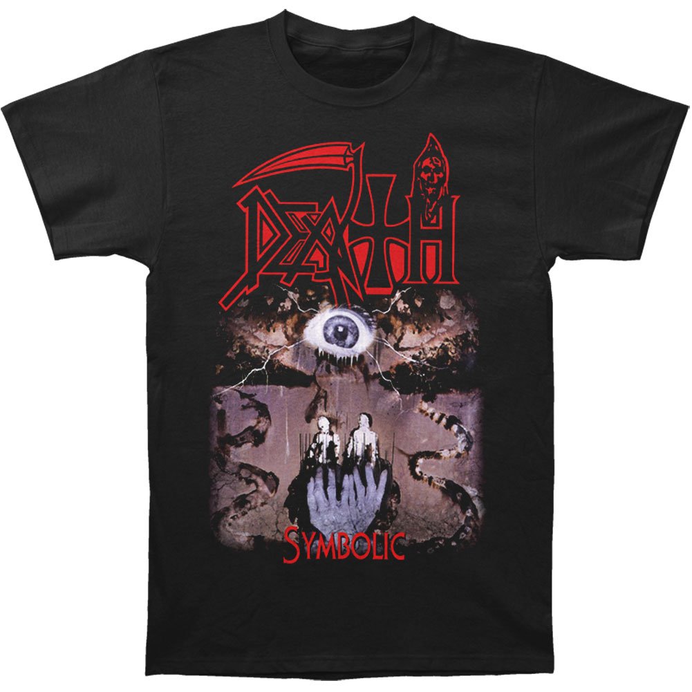 Razamataz Men's Black Death Symbolic T-Shirt X-Large