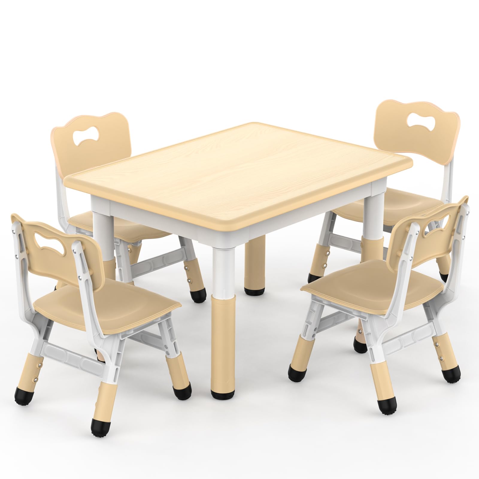 HLPB Kids Table and 4 Chairs Set