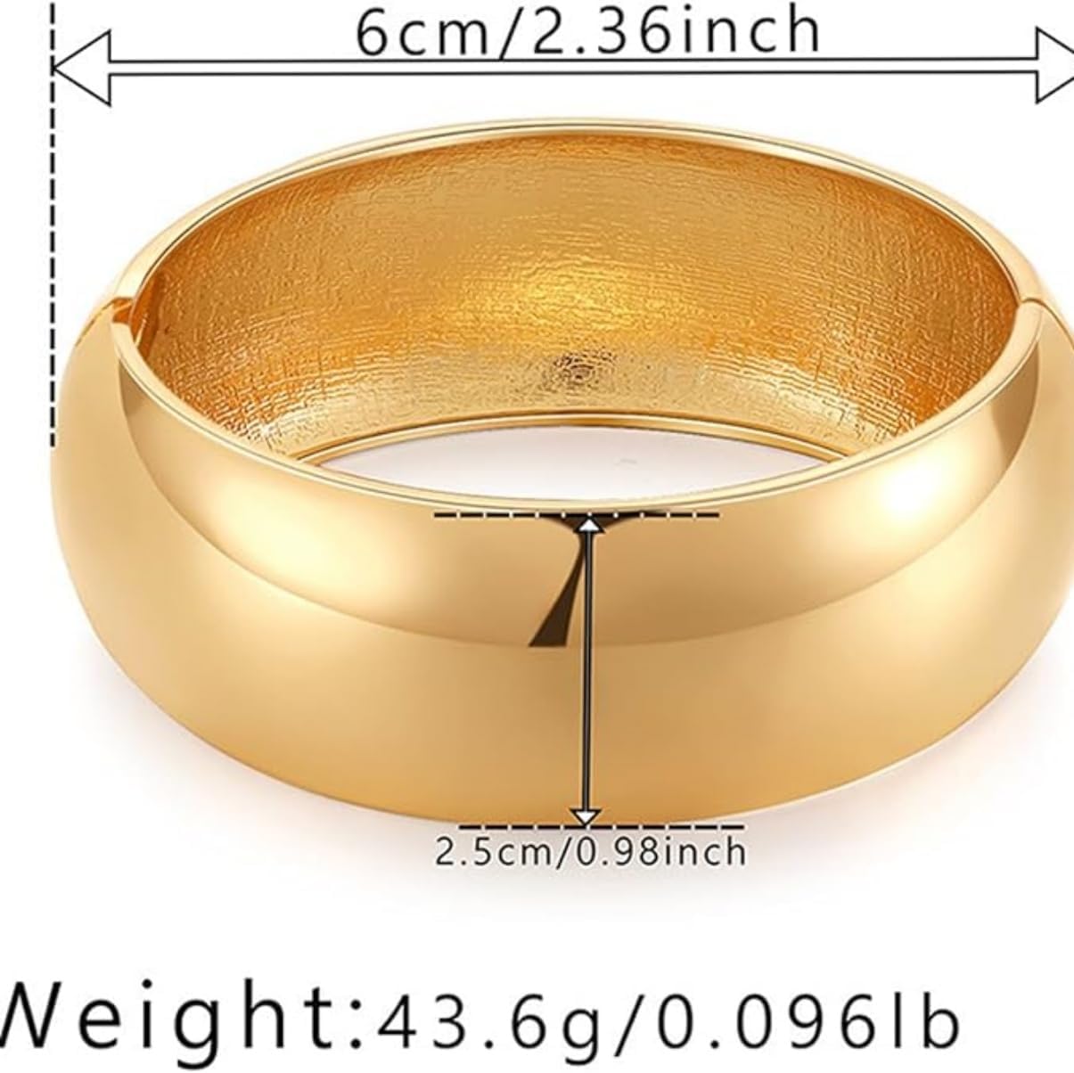 Gold/Silver Cuff Bangle Bracelets For Women Chunky Waterdrop Twisted Hinged Bangle Bracelets Minimalist Arm Cuff Bracelet Jewelry Gifts - Image 6