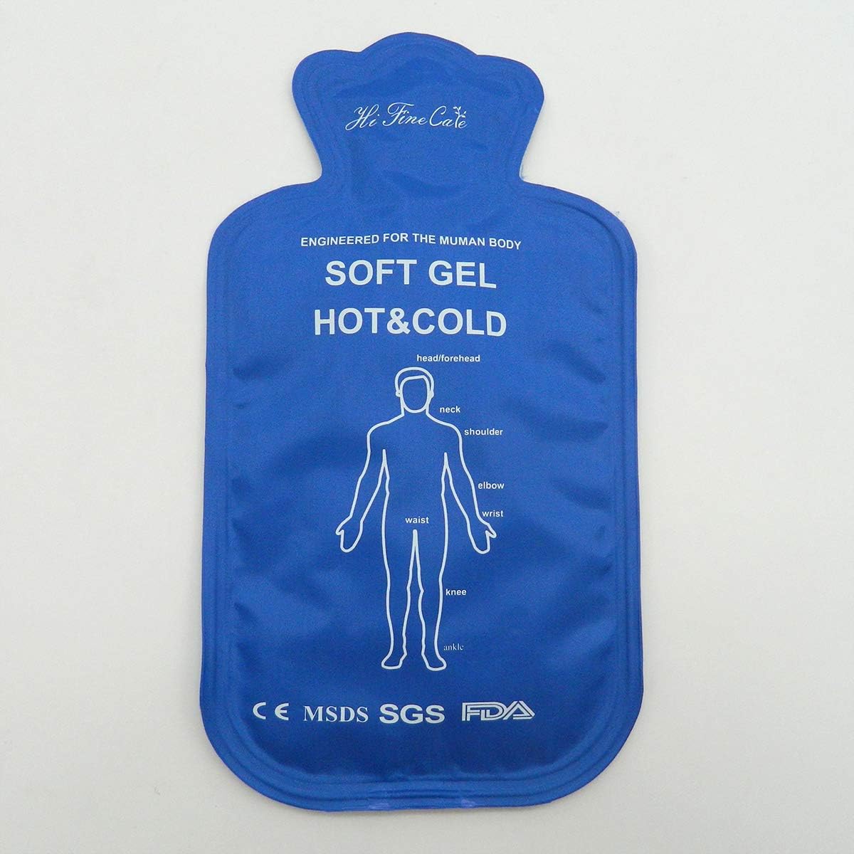 Pain Relief Flexible Ice Pack for Injuries Hot & Cold Therapy Reusable Gel Pack/Heat Wrap - Great for Back, Waist, Shoulder, Neck, Ankle, Knee and Hip (2 Pack)