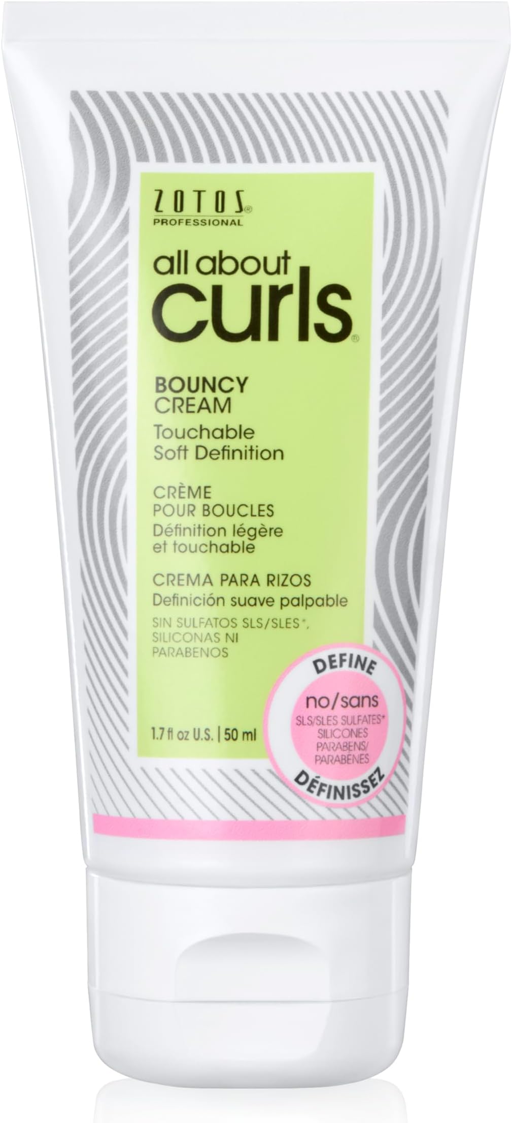 ALL ABOUT CURLS Bouncy Cream | For Curly Hair Styling | Moisturize, Define & Enhance Texture | Reduce Frizz & Boost Shine | Soft Definition | Vegan & Cruelty Free | Sulfate & Paraben Free