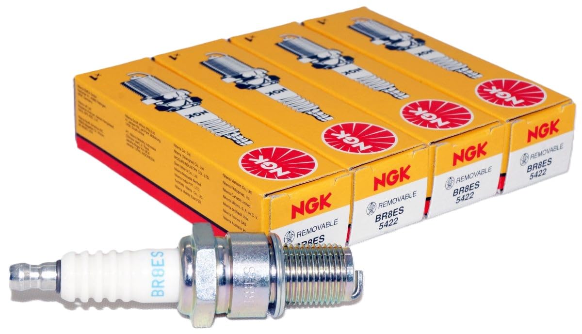 Amazon.com: NGK 5422-4PK BR8ES Standard Spark Plug, Box of 4