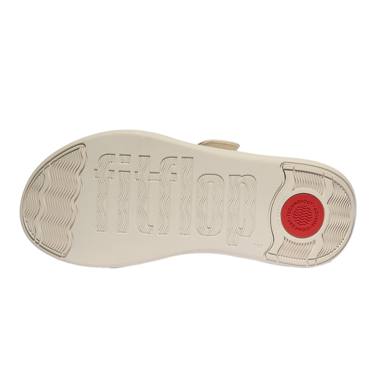 Fitflop Damen F-Mode Go Verstellbare Flache Zehensteg-Sandalen