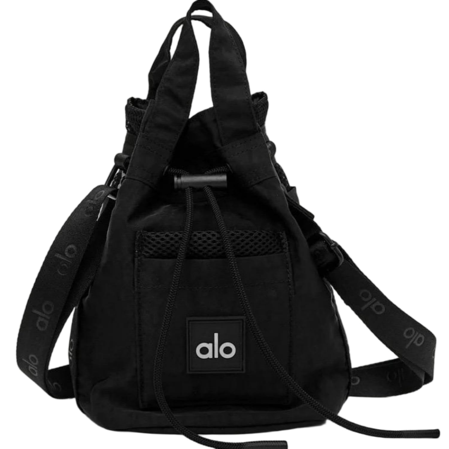 Amazon | [Alo Yoga] ショルダーバッグ ポーチ ナイロン BK/BR (Black