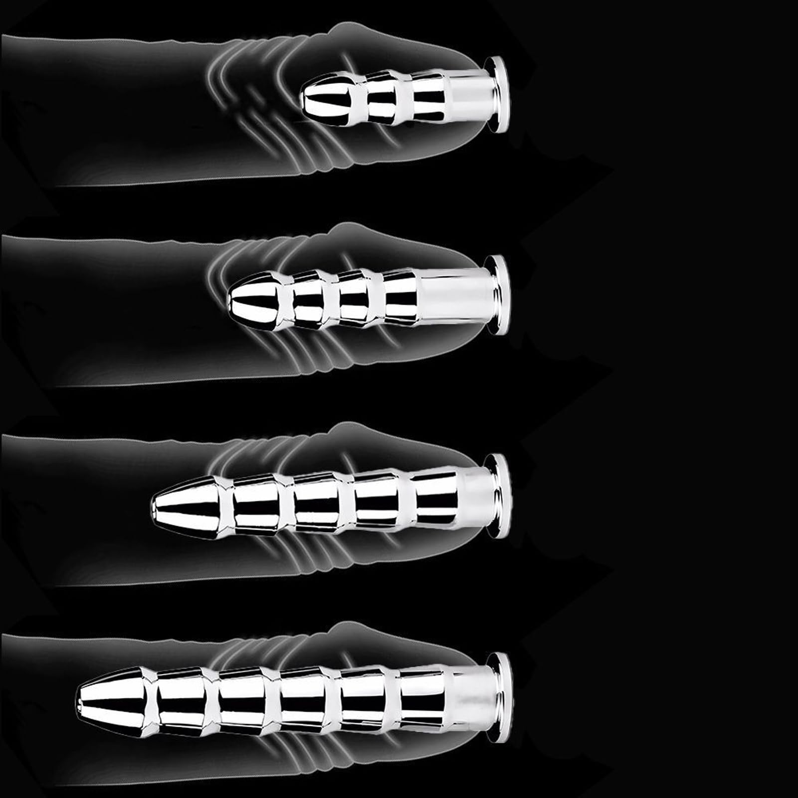 Edelstahl Harnröhren Dilatatoren Hohl Penis Katheter 5 Größen Metall Plug Urethral Dilator Stimulation Sounding Masturbation Prinzenzepter Sexspielzeug For Männer