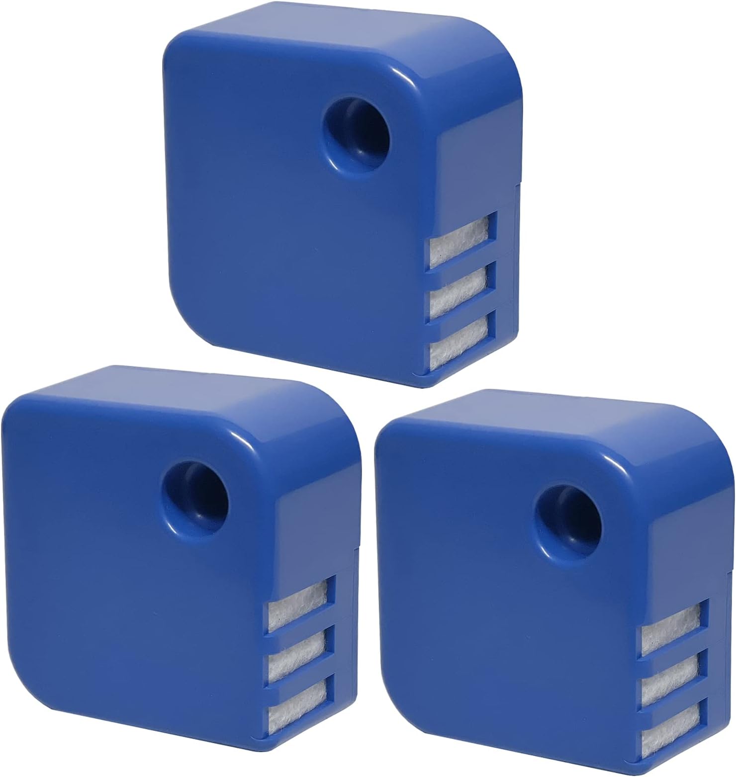 PDC51V1 Demineralization Cartridge Compatible with Vick Humidifier Model V4600, V5100, VUL575, and Sunbeam696, Works to Collect White Dust, Pack of 3, Blue