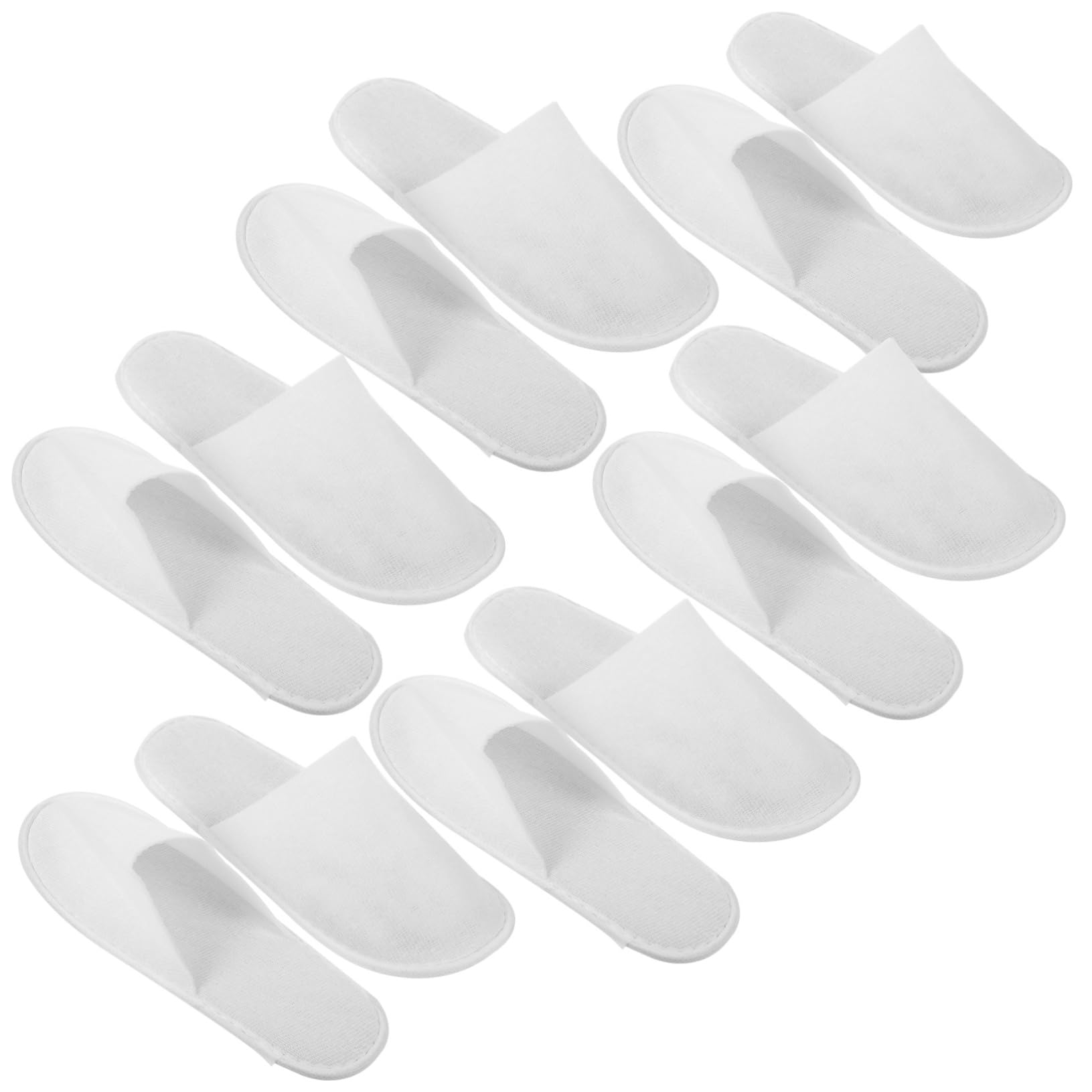 HAPINARY 12 Pack Disposable Guest Slippers Spa Hotel Use Soft Anti-Slip for Visitors Travel