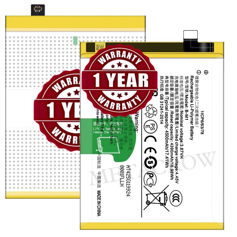 Image of Original B-M1 Battery Compatible for Vivo V19 - (4500mAh) - 1 Year Warranty JK1