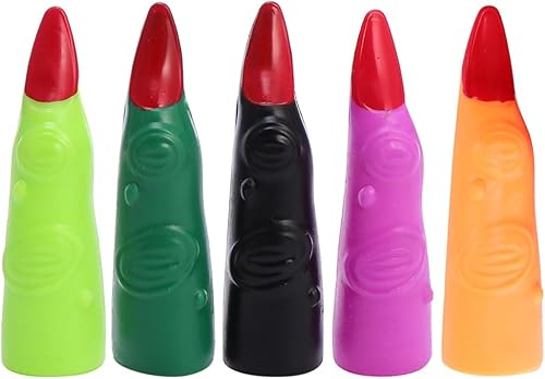 Totority Juego de 80 piezas de extensión de dedo de Halloween, juguete a granel, juguete de monstruo, juego de plástico, ropa de vampiro, disfraz de