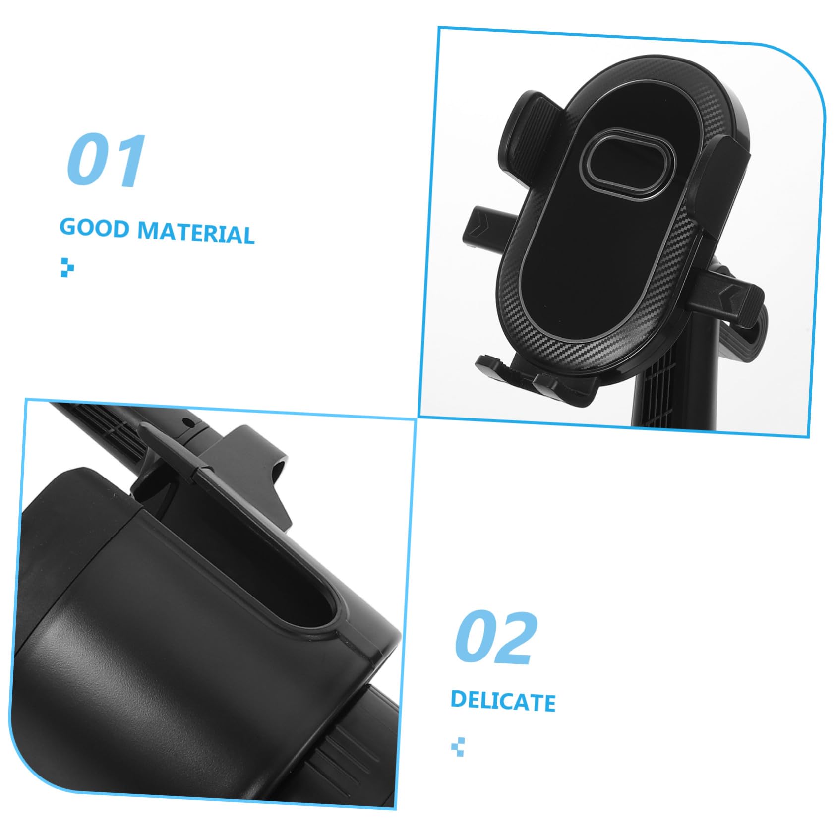 Veemoon Supporto per Cellulare da Auto e Portabicchieri Design Stabile e Comodo per Guida Sicura Compatibile Vari Dispositivi