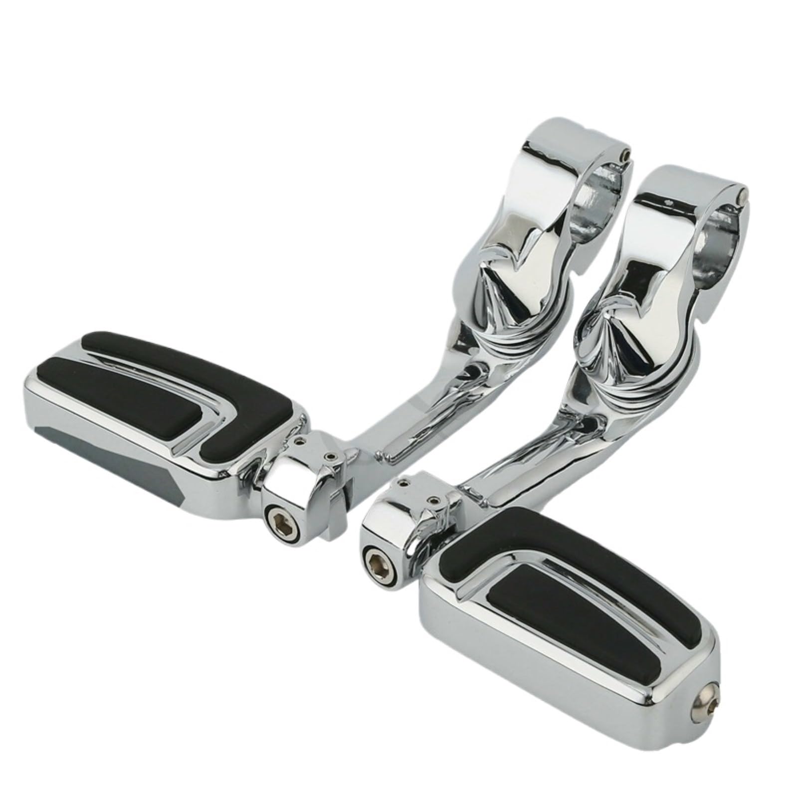 Motorcycle Floorboard Foot Board Footrest Shifter Brake Pedal For Harley Touring Road King Electra Glide Street Glide(Footpeg B Set)
