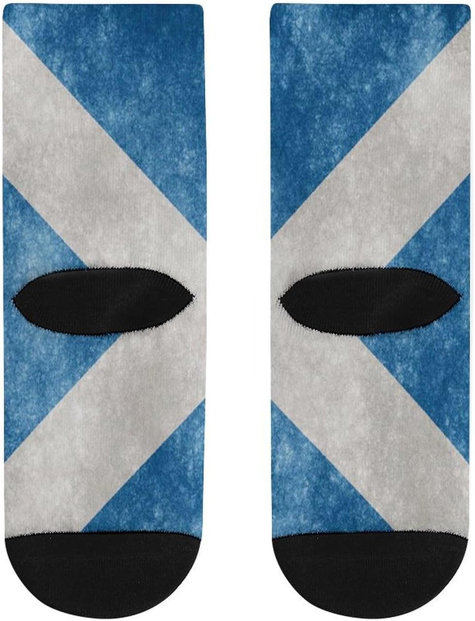 Vintage Scotland Flag Knee High Socks Athletic Long Stockings Sport Casual Crew Tube Sock Boot