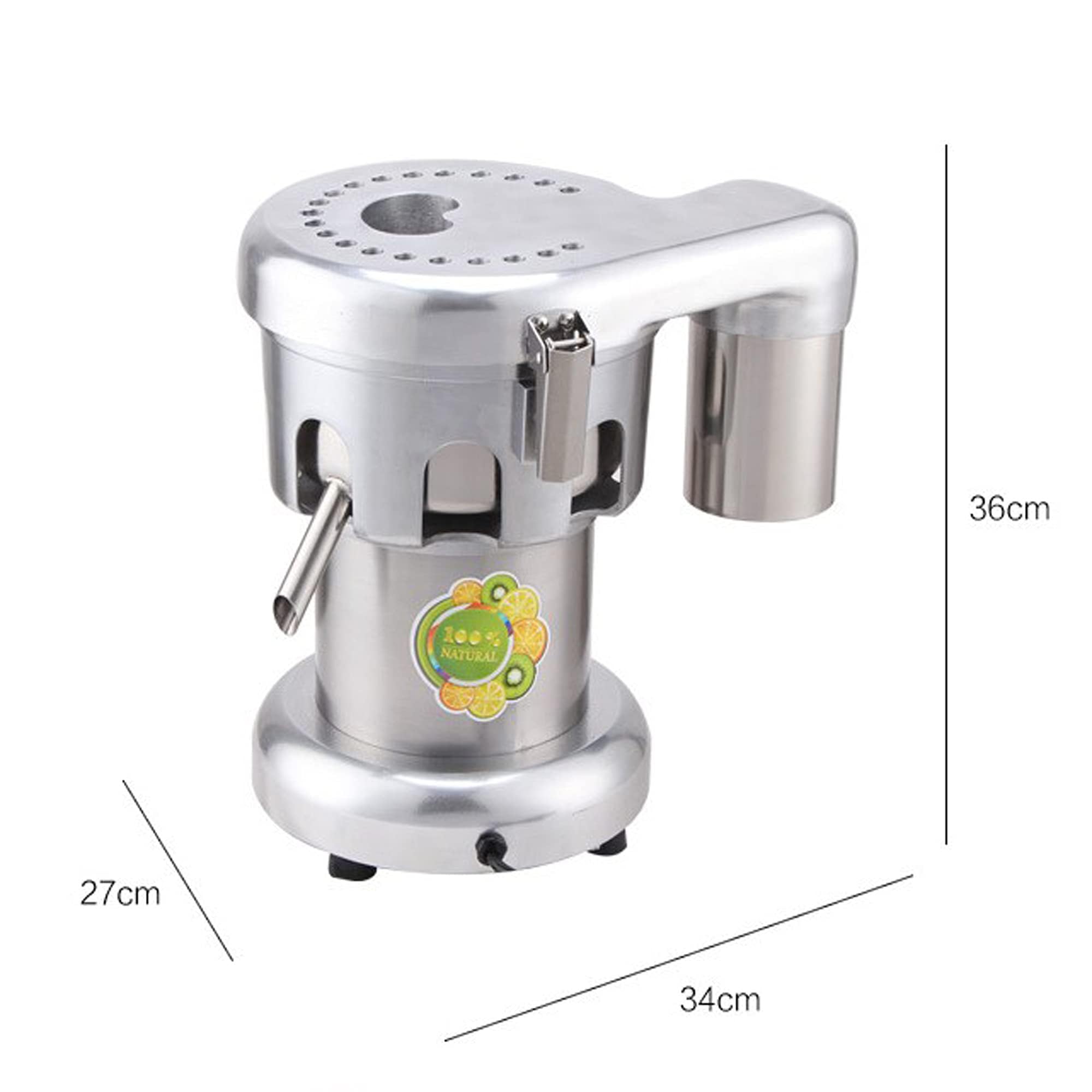 Commercial Juice Extractor,370W Electric Extractor Press Centrifugal Juicing Machine,Stainless Steel Centrifugal Juice Extractor,80-100KG/H Multifunctional