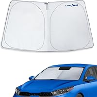 Vista 10 de Goodyear Parasol plegable para parabrisas Ford Edge 2015-2024, accesorios de automóvil, cubierta de parasol, parasol para parabrisas de automóvil