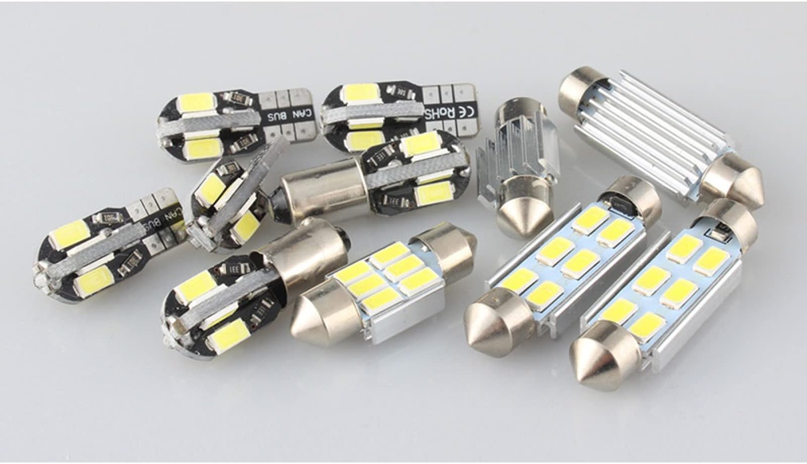 Canbus interior light,14Pcs Cool White Interior LED Kit,For Lincoln Town Car 1998 2011 Reading Map Dome Trunk Lience Plate Light