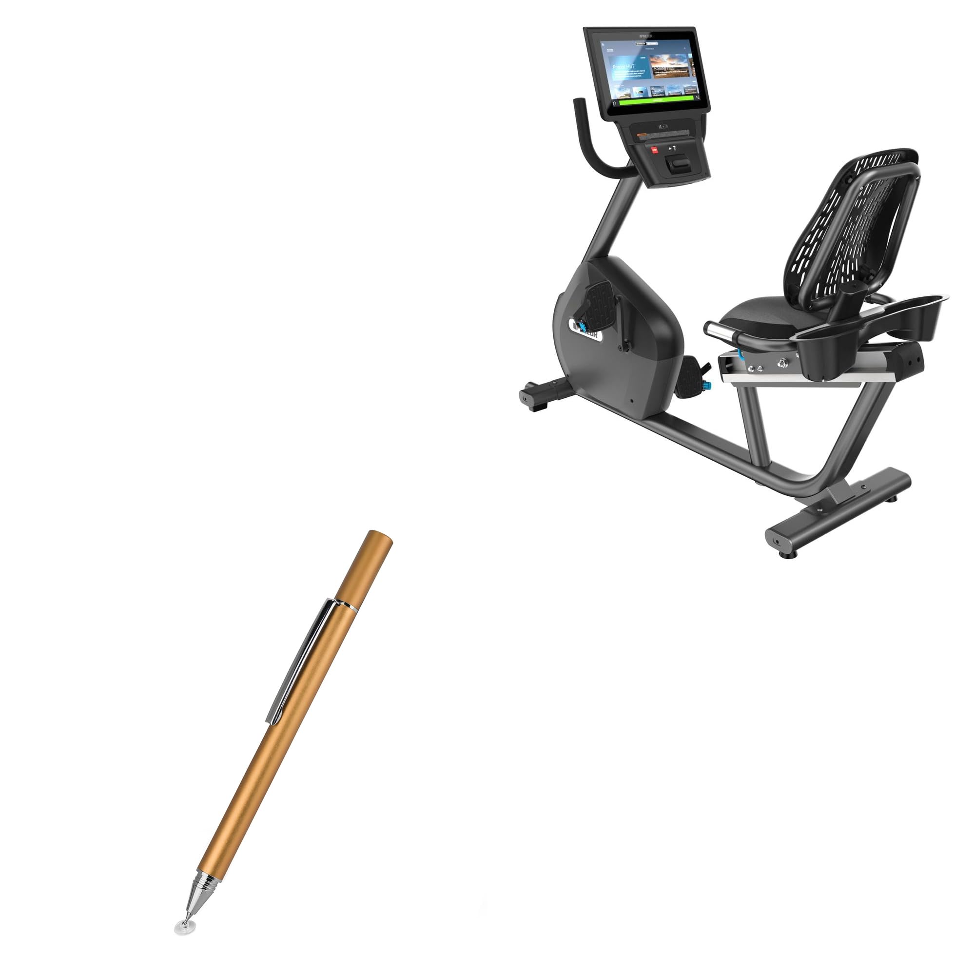 BoxWave Stylus Pen Compatible with Precor RBK 685 Recumbent Bike - FineTouch Capacitive Stylus, Super Precise Stylus Pen - Champagne Gold