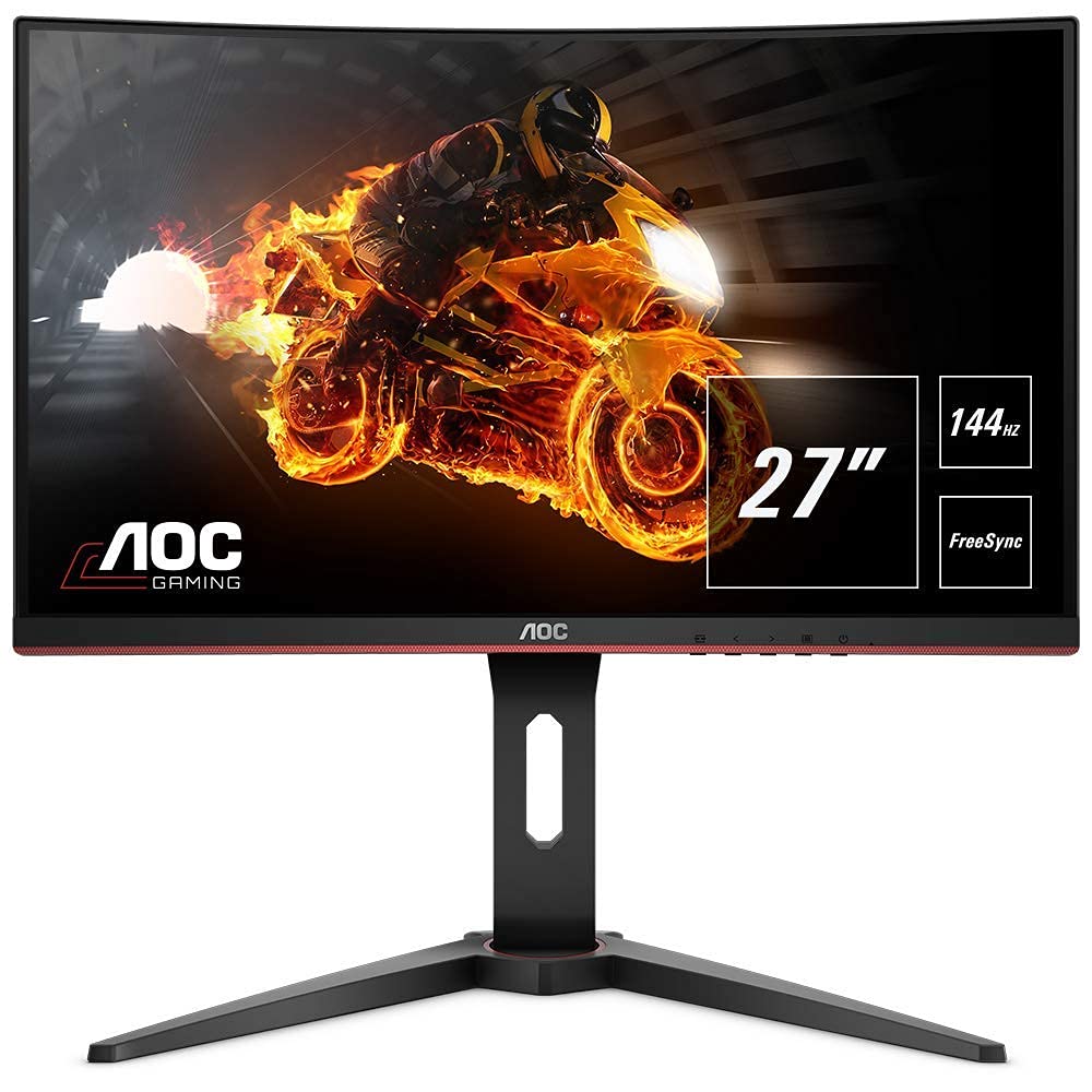 27 Inch FHD Curved Monitor, 144Hz, 1ms 