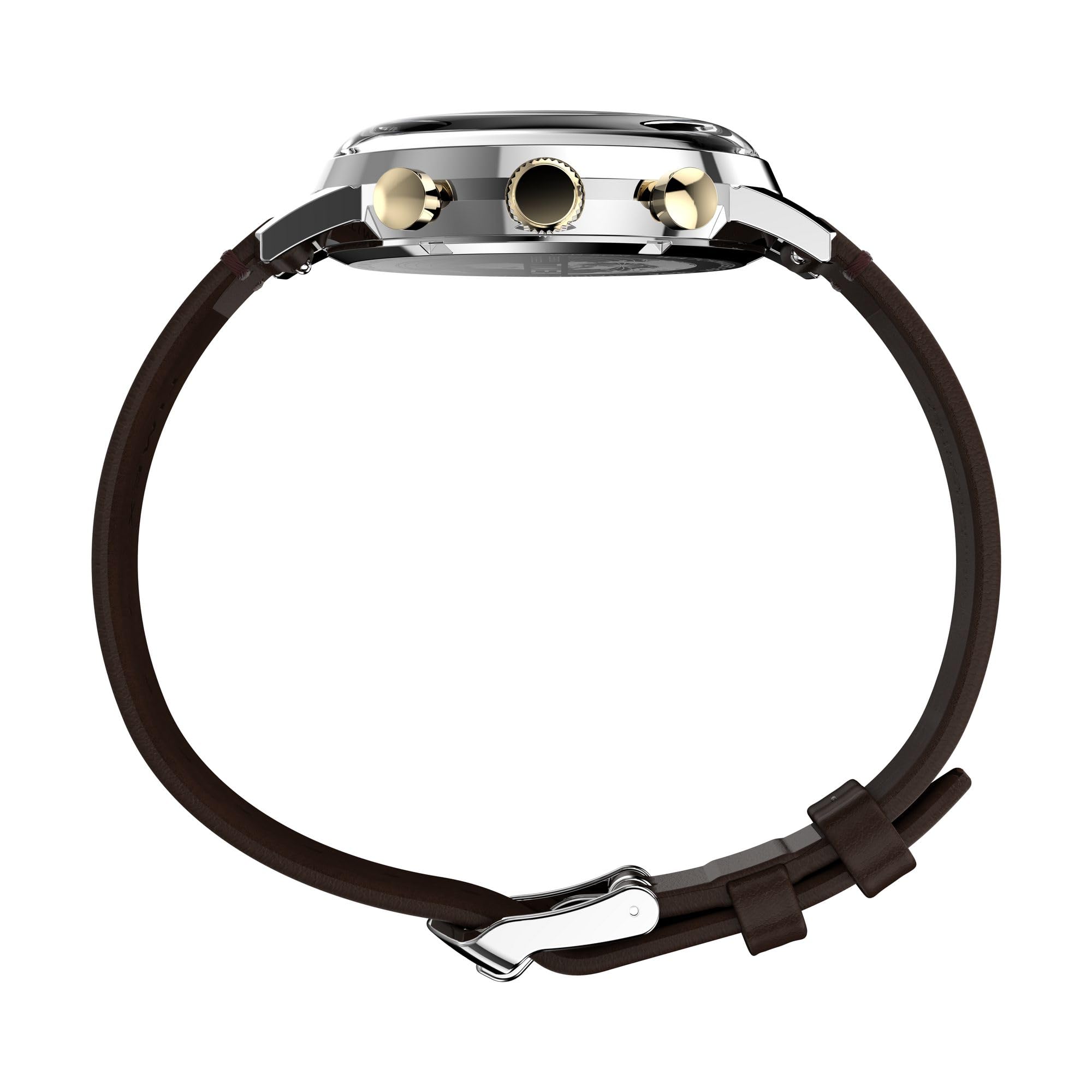 Timex Orologio analogico da uomo al quarzo con cinturino in pelle TW2W60400VQ