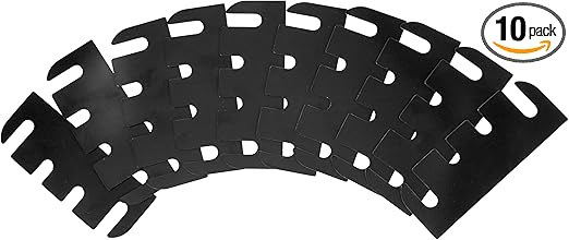 10 Pack Door Hinge Shims for Door Hinge Repair Kit, 0.030 Inch Thickness, 4 Inch Hinge Shims