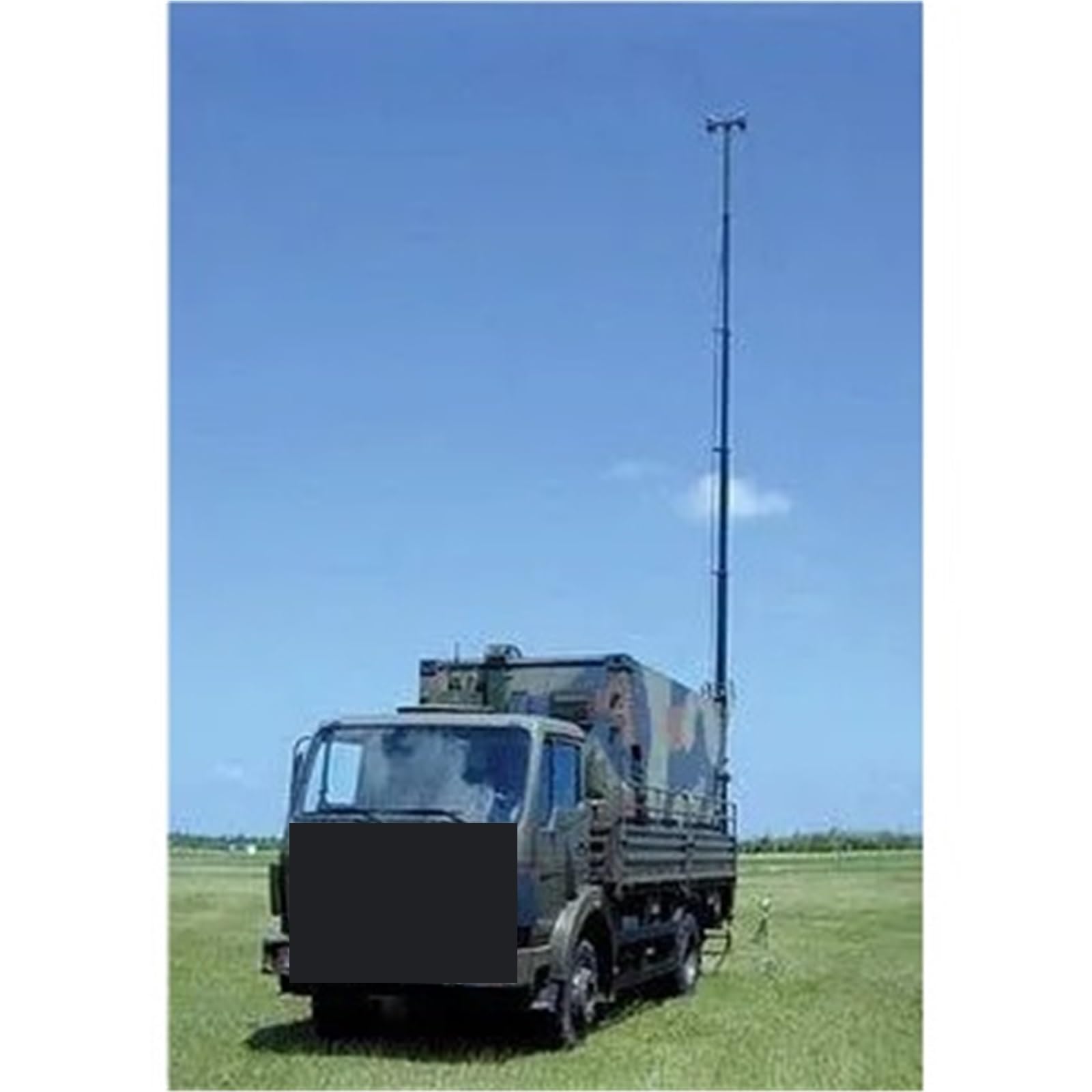 TAL-M4-1.6-10 Mástil telescópico manual portátil 4M, aleación aluminio 6063-T5, trípode vehículo, 10kg, for antena TV vigilancia comunicación