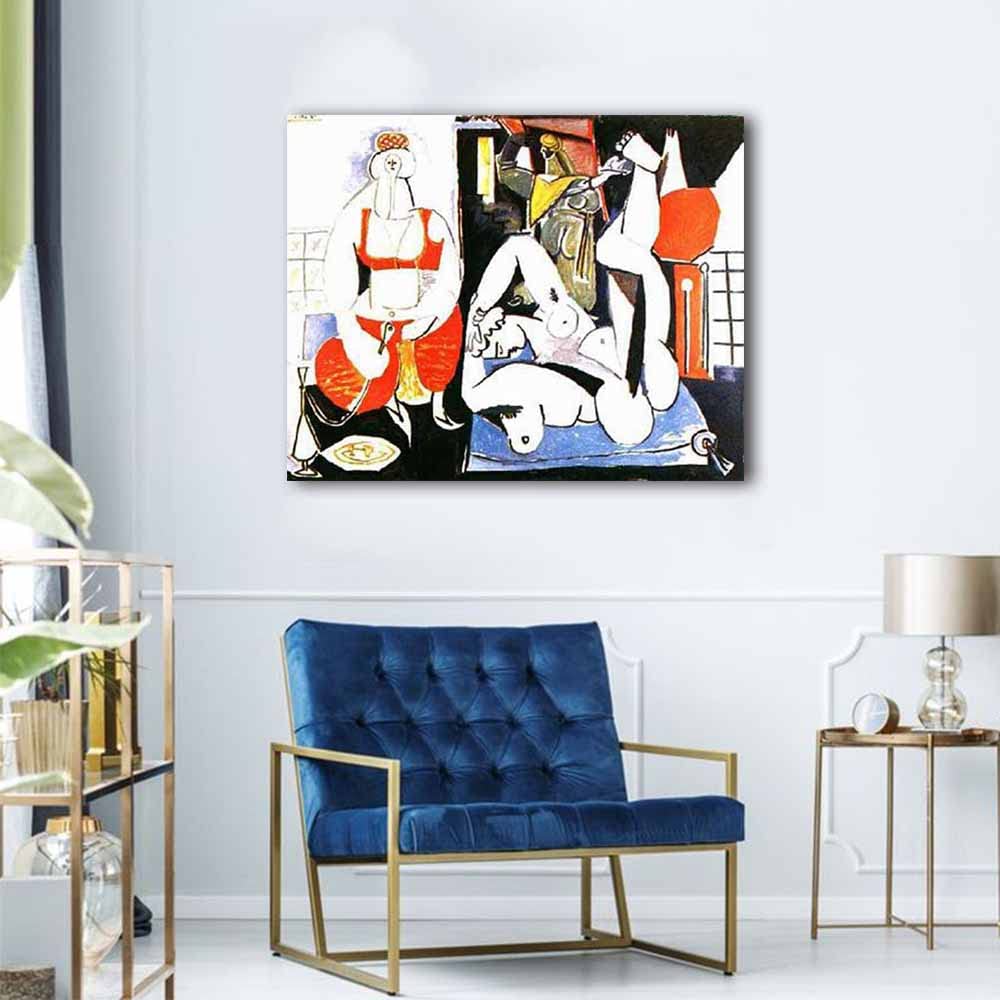 Amazon.co.jp: パブロ・ピカソWomen of Algiers 絵画 インテリア