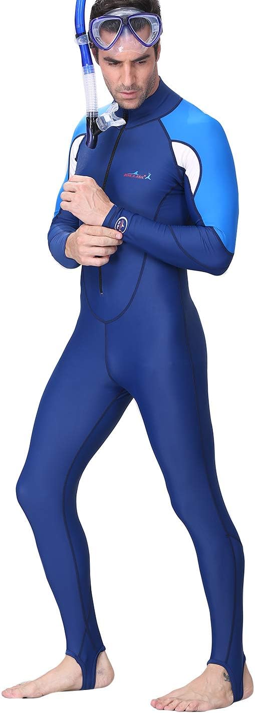 Aivtalk Men's Full Body Wetsuits Long Sleeve UV Protection Diving Surfing Suit