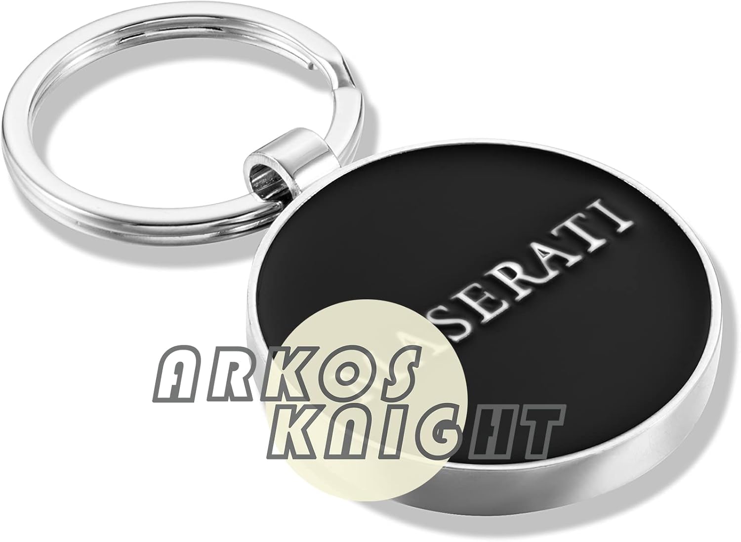 Creative Car Logo Keychain for Car 3D Chrome Metal Alloy Key Chain Gifts for Women and Men Keyring Universal Size