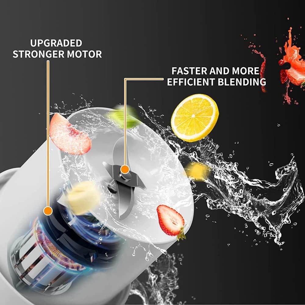 Portable Blender Small Blender Personal Travel Size Blender with Magnetic USB Rechargeable for Shakes and Smoothies A