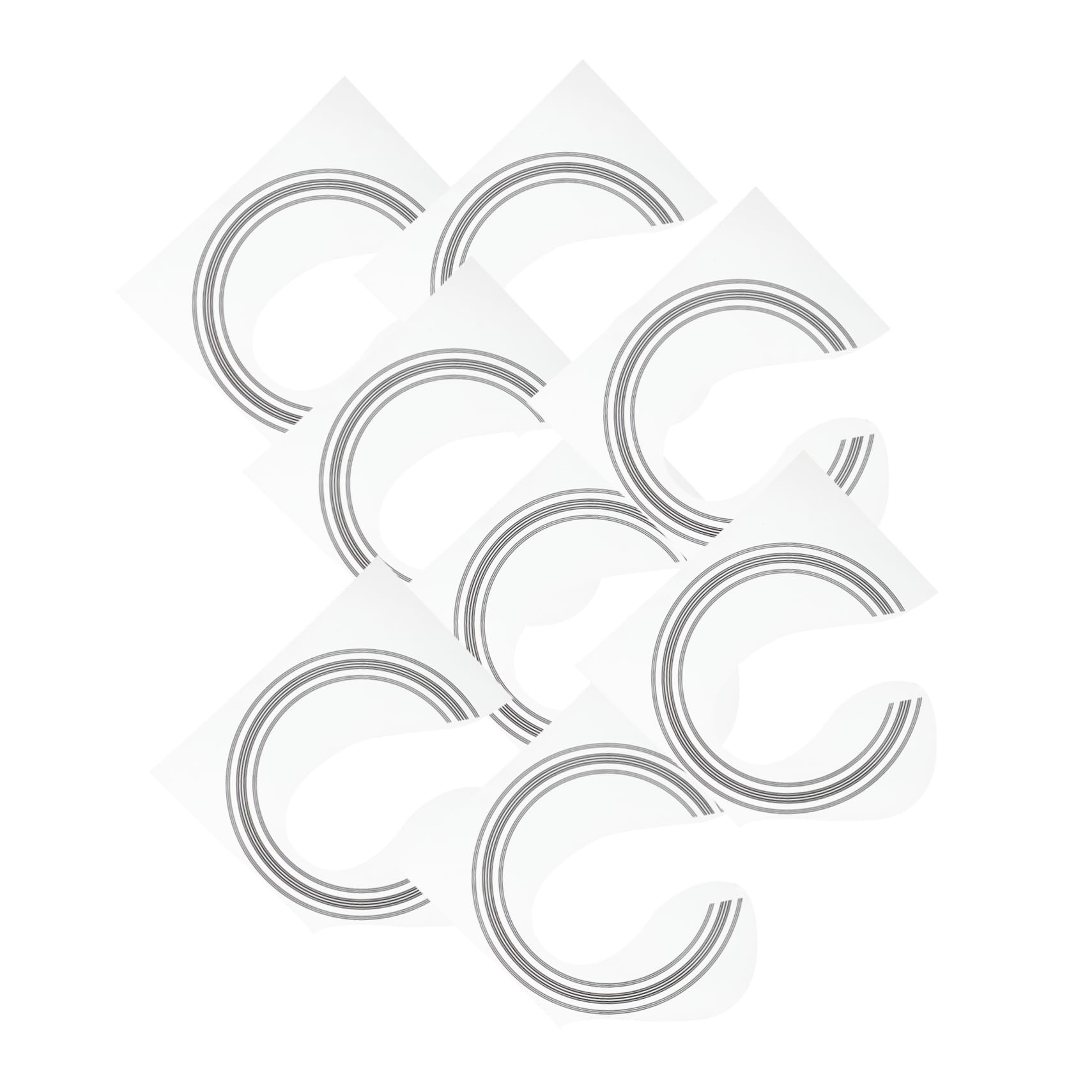 GOOHOCHY Guitar Rosette Decoration Pvc Soundhole Rosette for Acoustic Guitar Neck