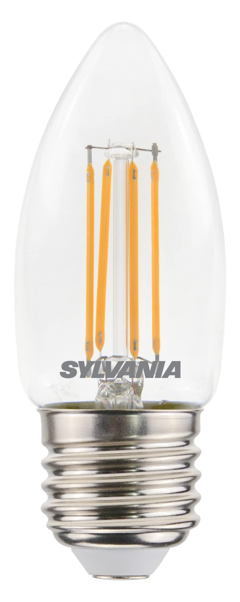 SYLVANIA Deko/Retro,Lampadina a LED E27, 4.5 Watt/250 Lumen (circa 46 Watt), luce bianca (2000 K), durata 12000 ore, forma sferica, diametro 190 mm, lunghezza 184 mm, dimmerabile, confezione da 1